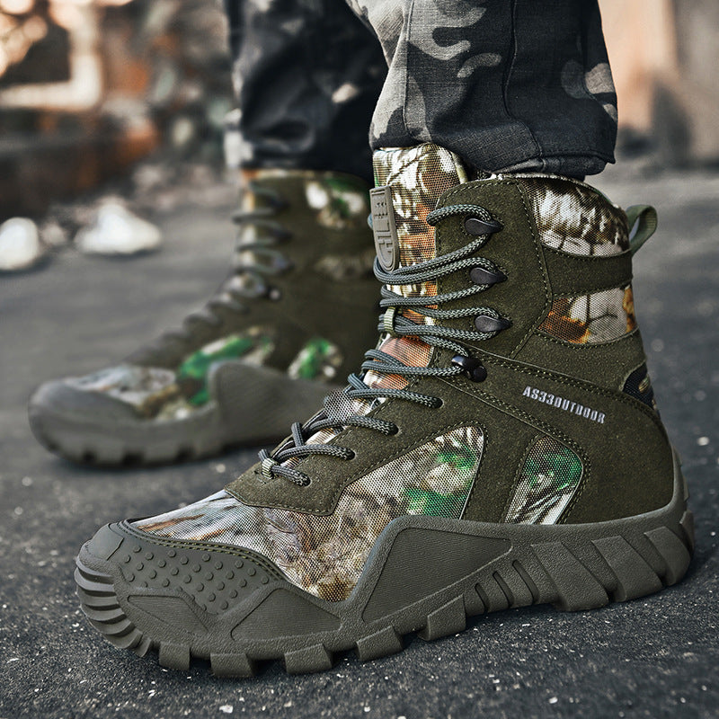 Elevate Your Outdoor Adventures with Tactical High-top Hiking Boots